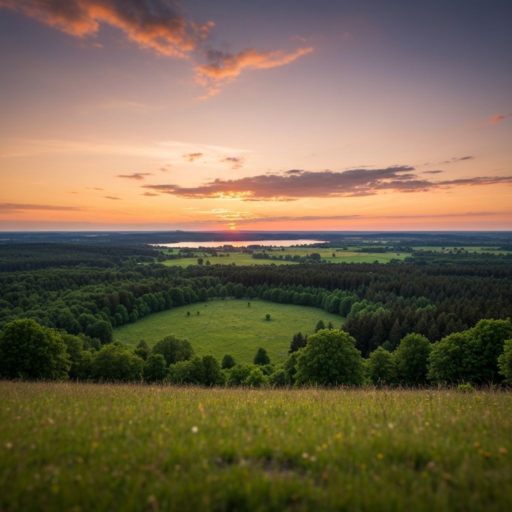 Brandenburg nature landscape near Berlin